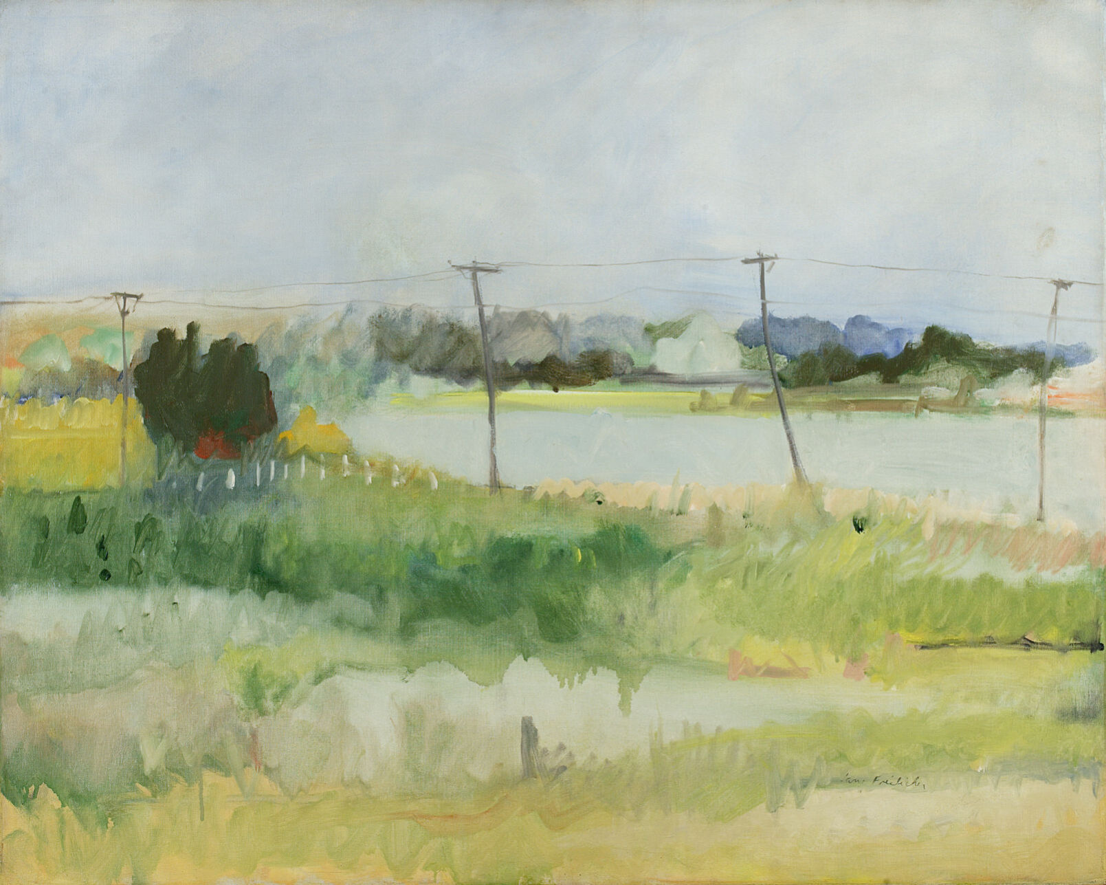 AFA Jane Freilicher, Telephone Poles